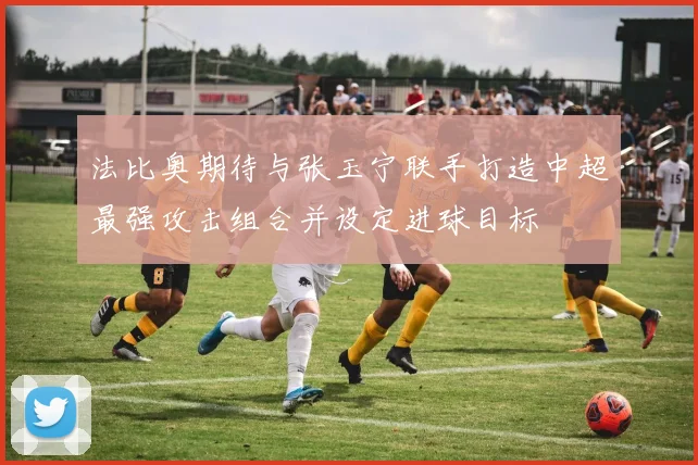 法比奥期待与张玉宁联手打造中超最强攻击组合并设定进球目标